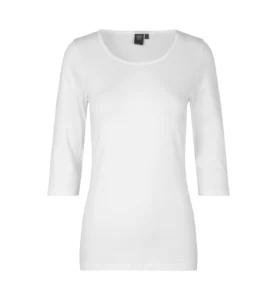 Stretch T-shirt | ¾ ærmet | dame
