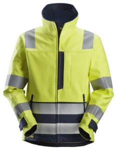 ProtecWork, flammehæmmende High-Vis softshelljakke, klasse 3