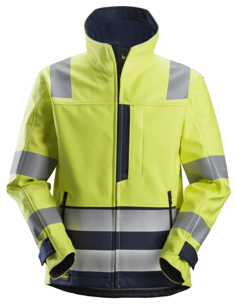 ProtecWork, flammehæmmende High-Vis softshelljakke, klasse 3