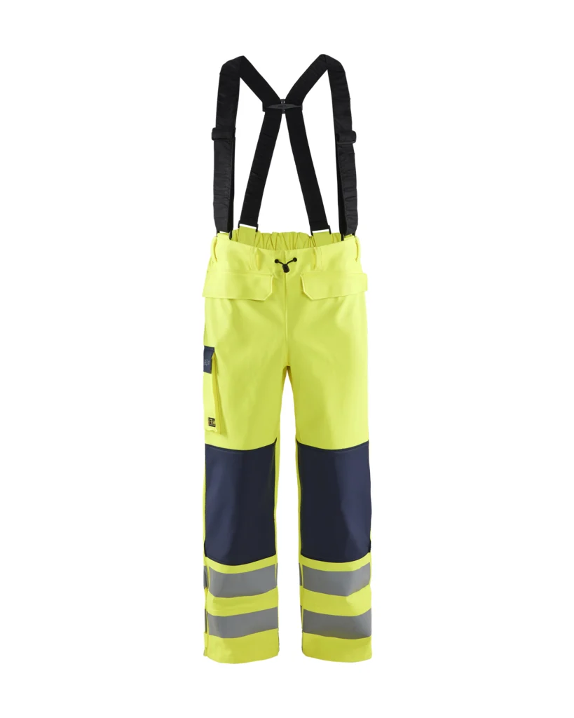 High Vis Flammehæmmende Regnbuks Level 2