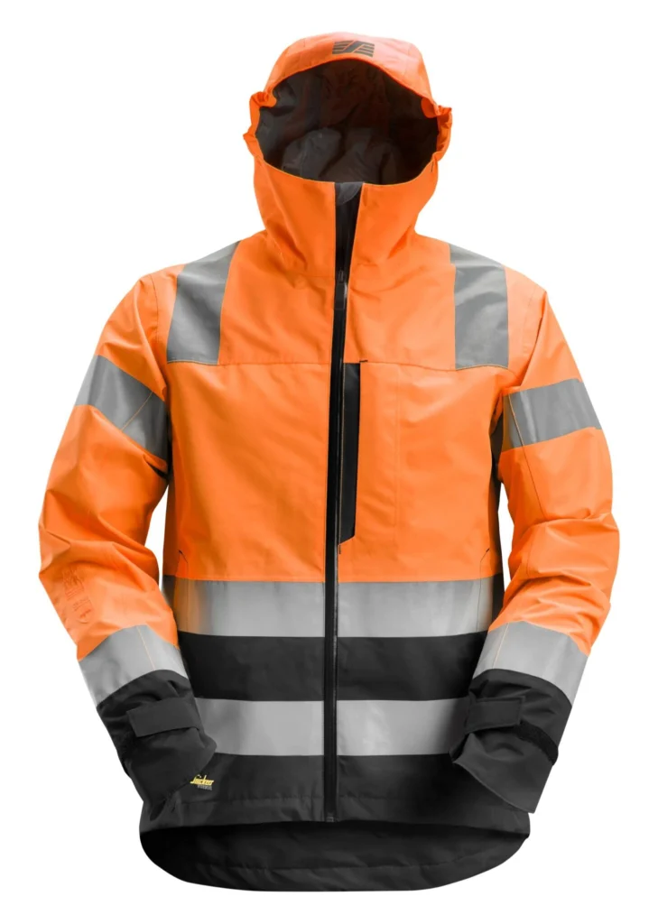 High-Vis vandtæt skaljakke, klasse 3