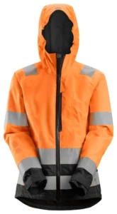 High-Vis vandtæt dameskaljakke, klasse 2/3
