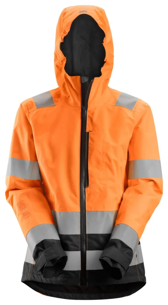 High-Vis vandtæt dameskaljakke, klasse 2/3