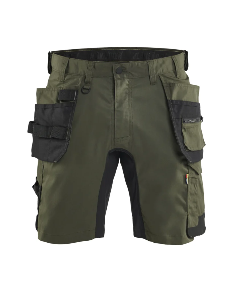 Håndværker Shorts med stretch