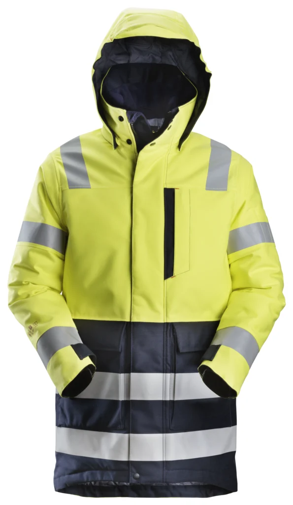 ProtecWork, flammehæmmende High-Vis vinterparka, klasse 3
