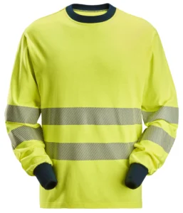 ProtecWork, High-Vis langærmet T-shirt, klasse 3