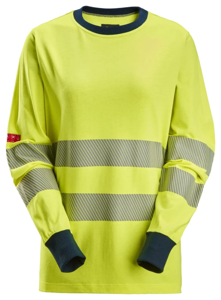 High-Vis Langærmet T-shirt til kvinder, klasse 3/2