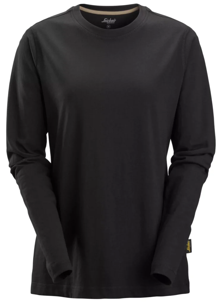 Dame T-shirt med lange ærmer