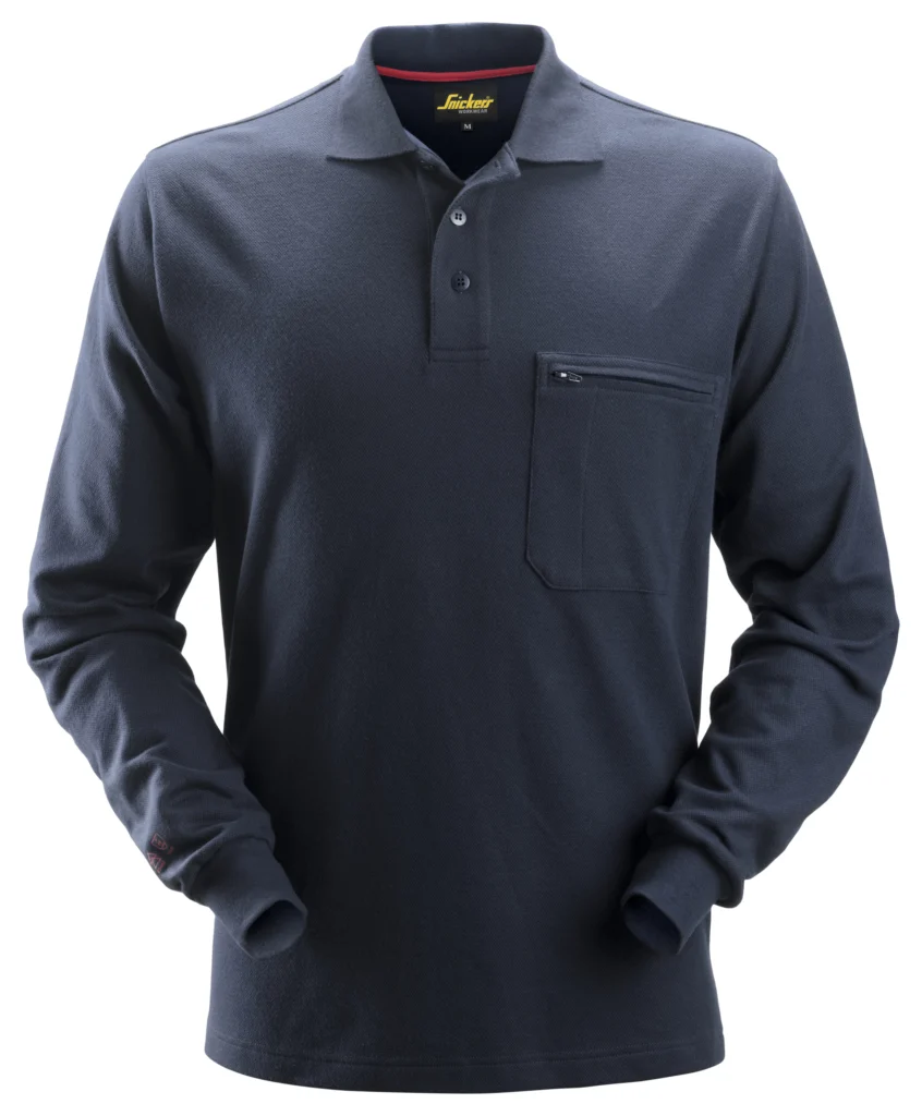 ProtecWork, flammehæmmende langærmet polo shirt