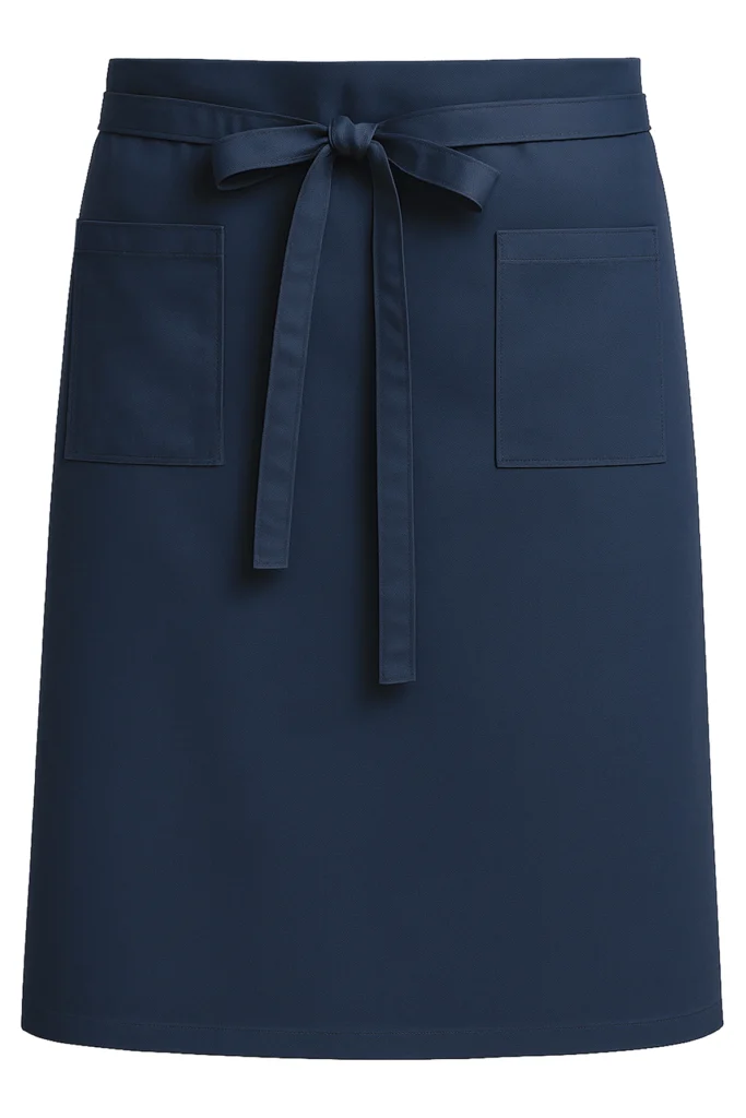 Service forklæde med to lommer - Navy