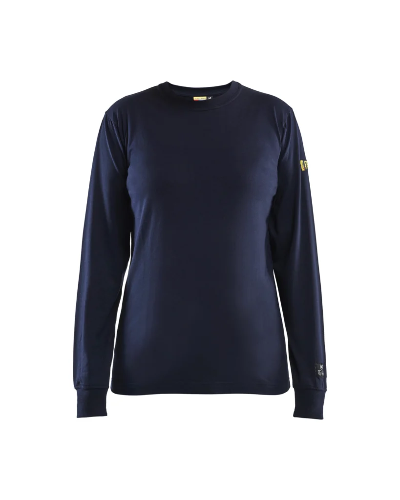 Dame Flammehæmmende T-Shirt Lang Ærme