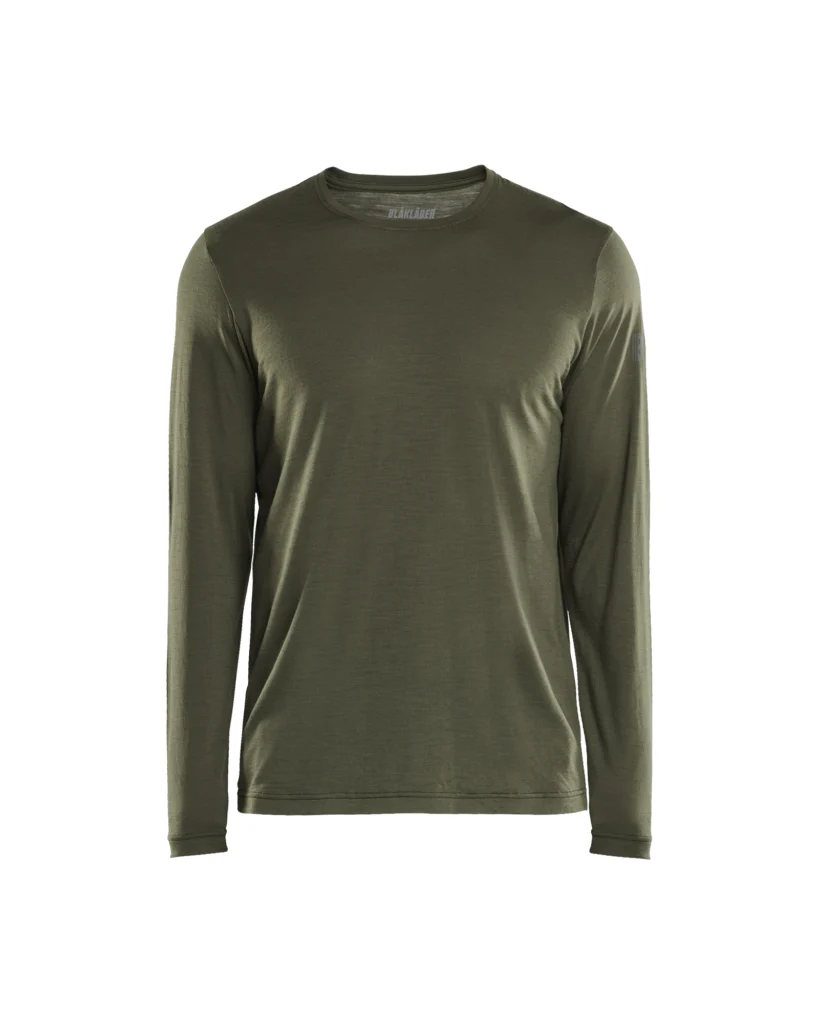 T-shirt Merinould lang ærme