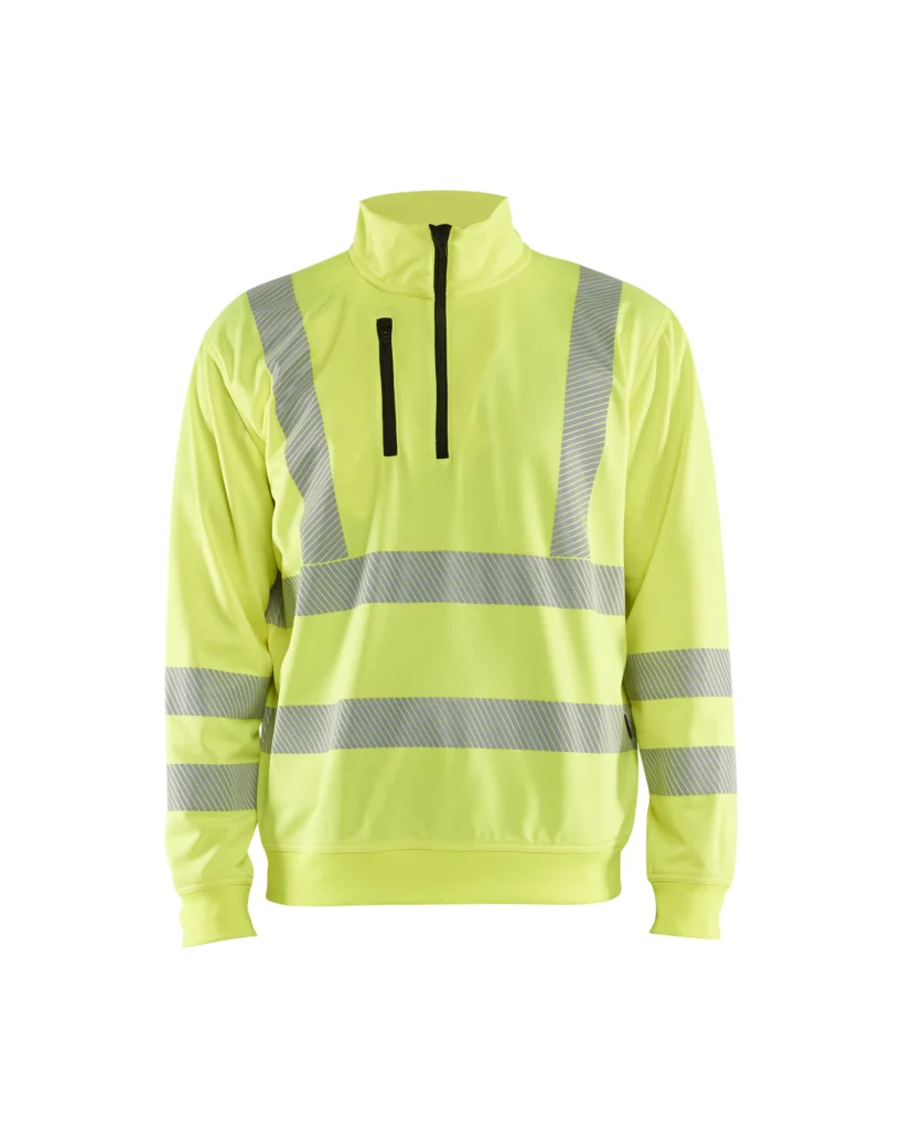 High vis Sweatshirt Half zip