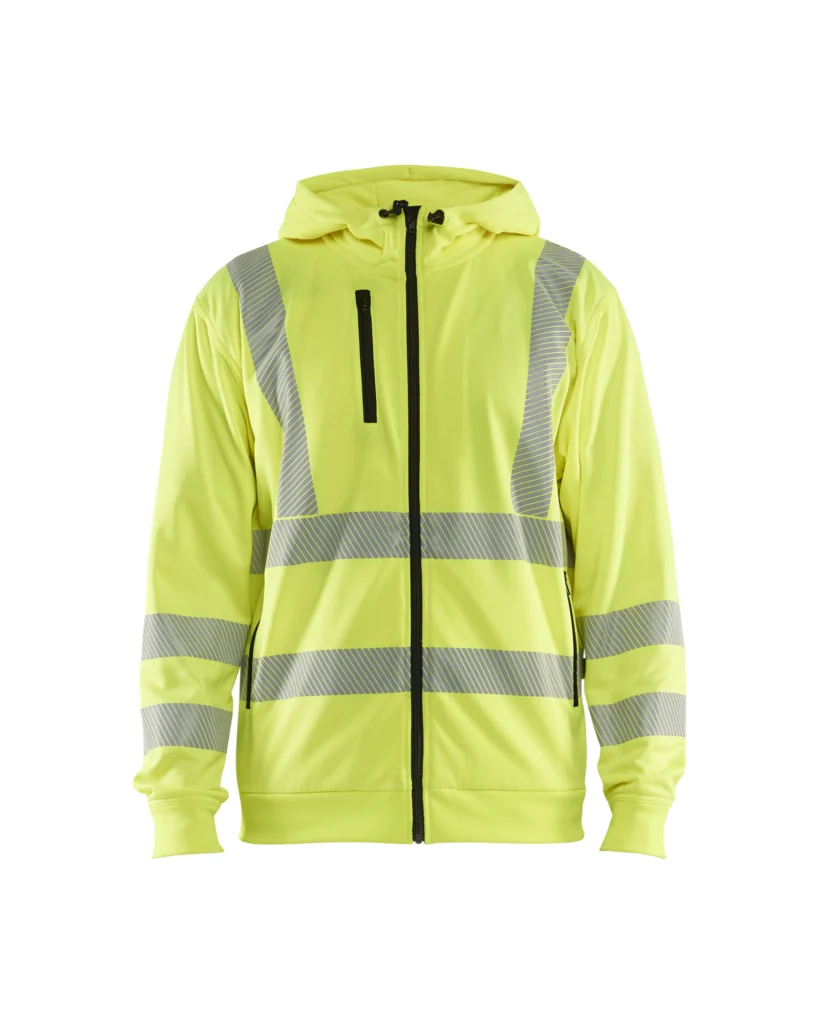 High vis Hættetrøje Full zip