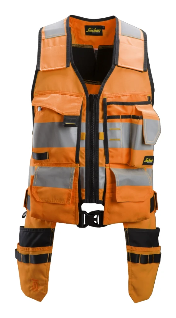 High-Vis værktøjsvest, klasse 1