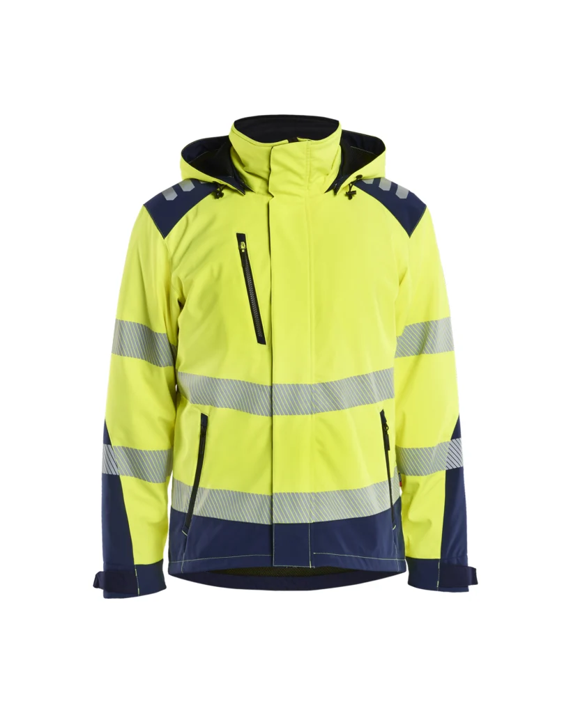 High Vis Letforet Vinter Softshelljakke