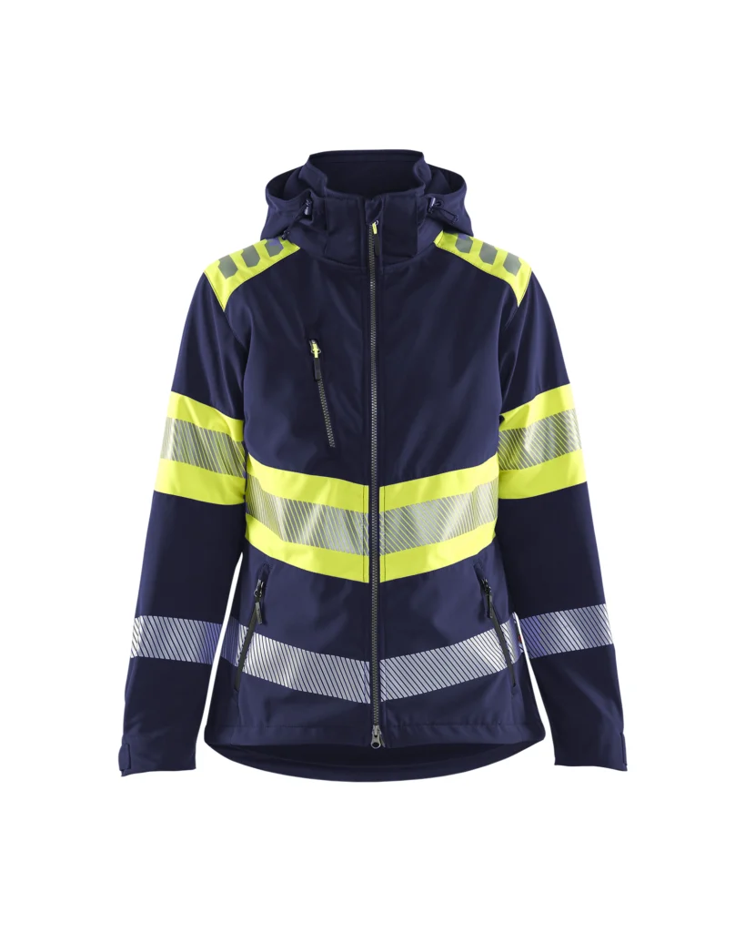 Dame High Vis Softshell Jakke