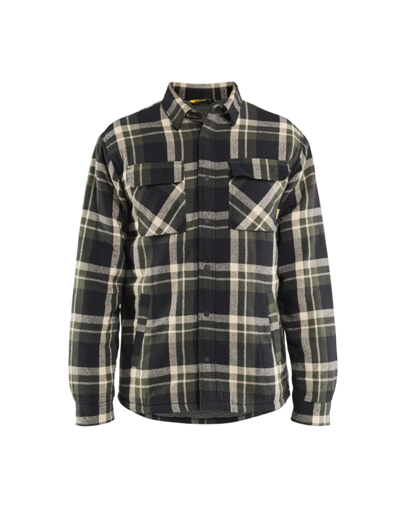 Flannelskjorte med Fiberpelsforing
