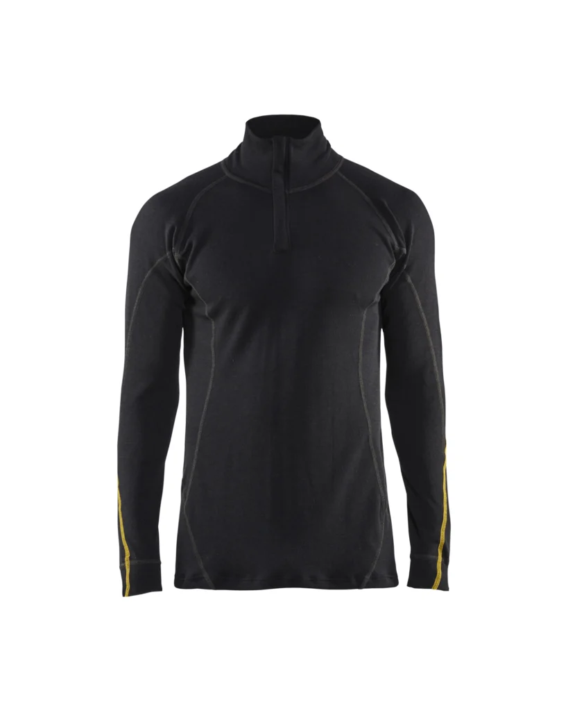 Flammehæmmende Undertrøje Half Zip Inherent