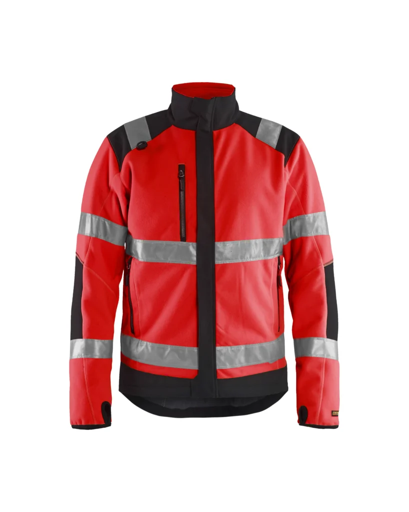 High Vis Vindtæt Fleecejakke