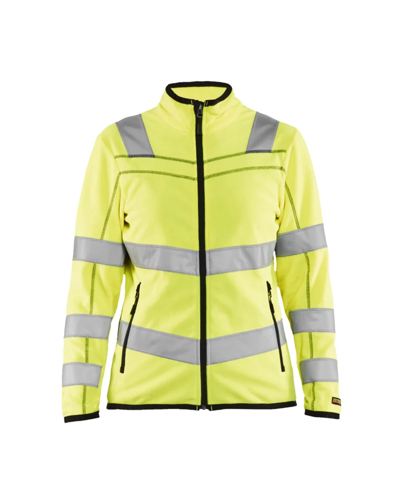 Dame High Vis Microfleece Jakke