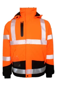 4-vejs stretch Hi-Vis vinterjakke i åndbar og slidstærk kvalitet