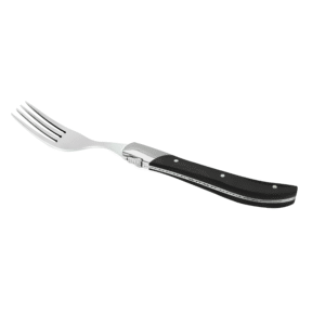 Laguiole By Hâws Steak gaffelsæt 6 dele sort træ