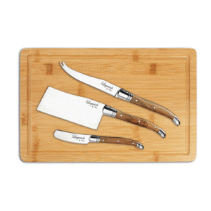 Laguiole By Hâws ostesæt 3 dele + tapasbræt