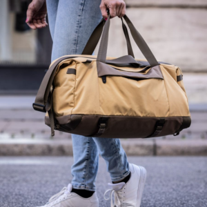Amaroq Retro duffle bag 45L Yellow