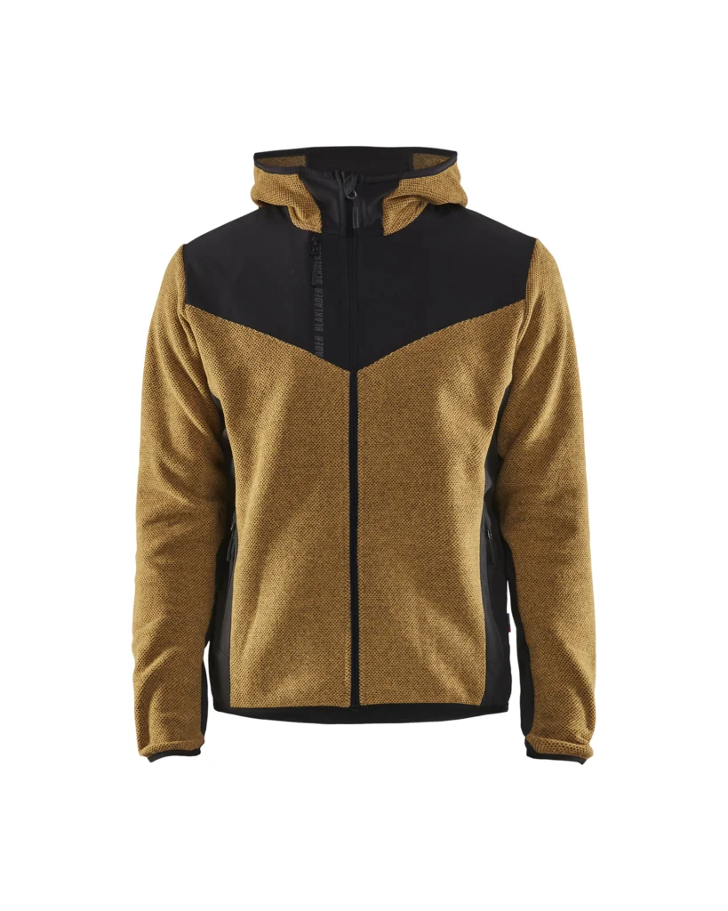 Strikket Jakke med Softshell