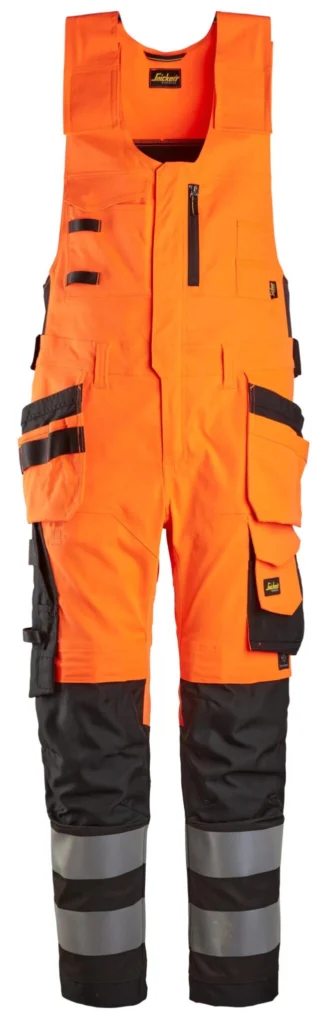 High-Vis helbukser med hylsterlommer Klasse 2
