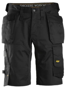 AllroundWork, stretch shorts med loose fit og hylsterlommer
