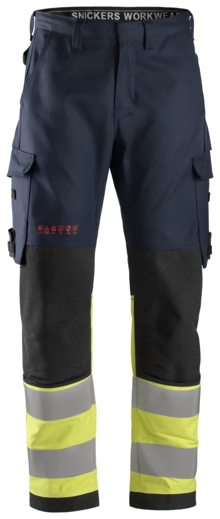 ProtecWork, flammehæmmende High-Vis bukser, klasse 1