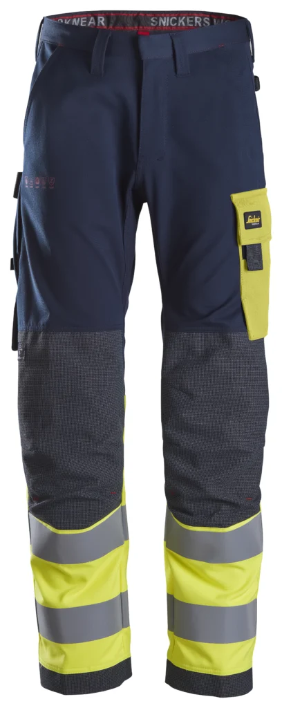 ProtecWork, flammehæmmende High-Vis arbejdsbukser, klasse 1