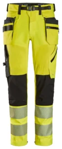 High-Vis bukser med aftagelige hylsterlommer Klasse 2