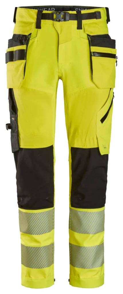 High-Vis bukser med aftagelige hylsterlommer Klasse 2