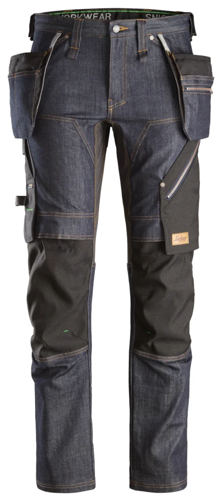 FlexiWork, Denim arbejdsbukser+ med hylsterlommer