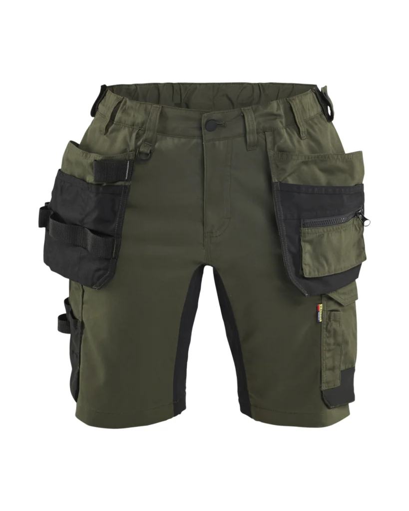 Dame Håndværker Shorts med stretch