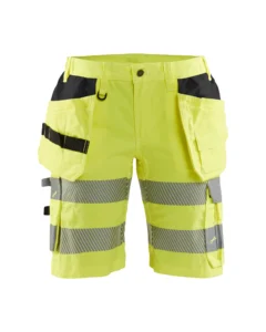 Dame High Vis Shorts med stretch