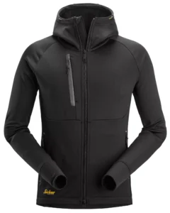 FlexiWork, Polartec® Power Stretch® hættetrøje med lang lynlås