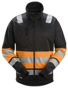 High-Vis sweatjakke med lang lynlås, klasse 1