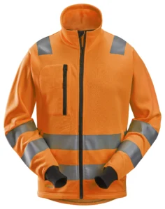 High-Vis sweatjakke med lang lynlås, klasse 2/3