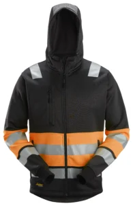 High-Vis hættetrøje med lang lynlås, klasse 1