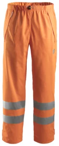 High-Vis PU regnbukser, klasse 2