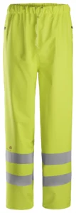 ProtecWork, flammehæmmende High-Vis regnbukser PU, klasse 2