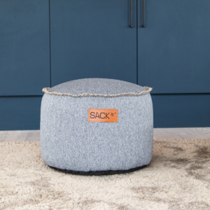 SACKit RETROit Compressed Pouf - Grey Melange