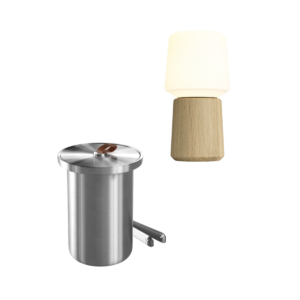 SACKit Wine Cooler Stainless Steel + Lamp Oslo