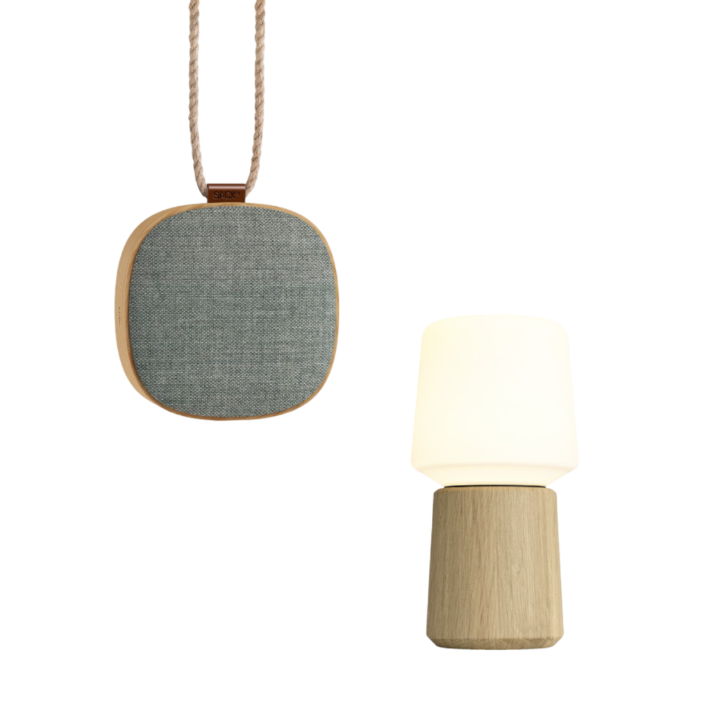 SACKit Go Wood Natural Oak + Lamp Oslo