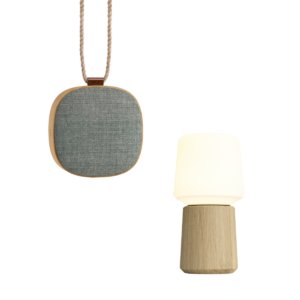 SACKit Go Wood Natural Oak + Lamp Oslo