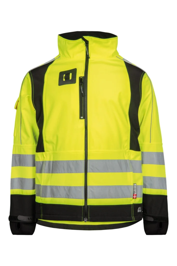 Åndbar Hi-Vis softshell jakke